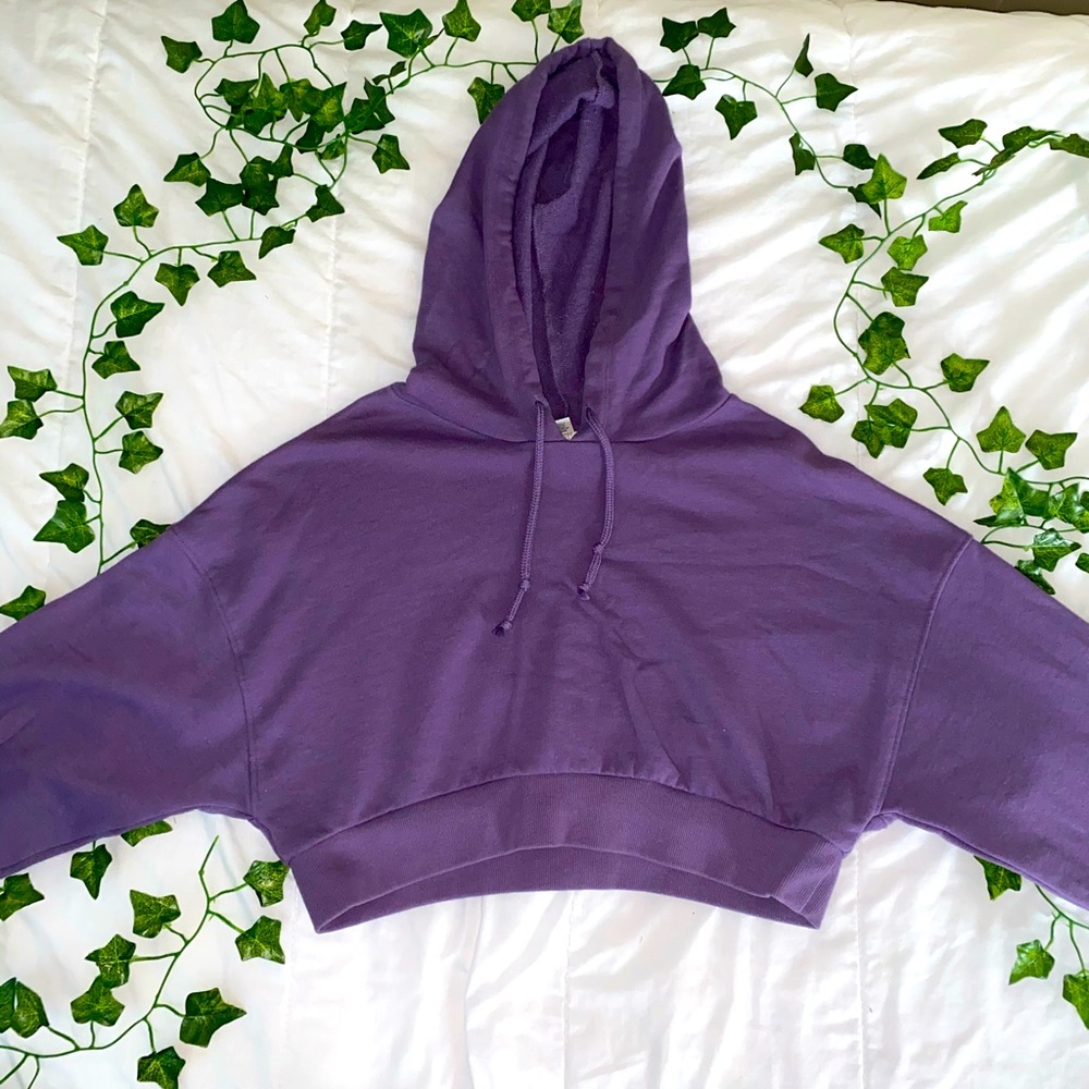 forever 21 cropped hoodie